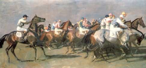 Painting by Sir Alfred Munnings